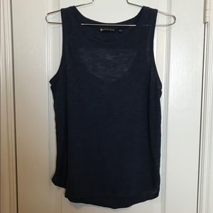 Athleta Sheer Navy Blue Tank Top 🔴